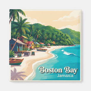 Boston Bay Port Antonio Jamaika Magnet