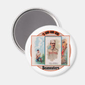 Boston Beaneaters Magnet (Vorderseite/Rückseite)