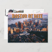 BOSTON BEI NITE BY MOJISOLA A GBADAMOSI OKUBULE POSTKARTE (Vorne/Hinten)