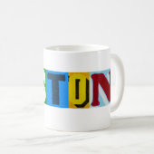 Boston beschriftet Tasse (VorderseiteRechts)