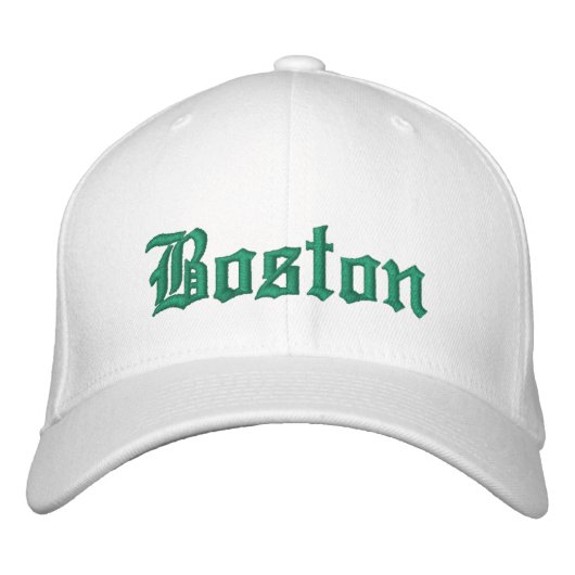 Boston bestickter Hat Bestickte Baseballkappe (Vorderseite)
