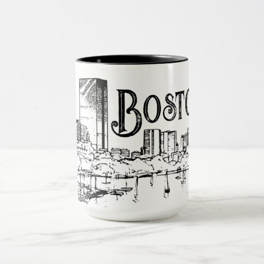 Boston Black and White Tasse (Zentrum)