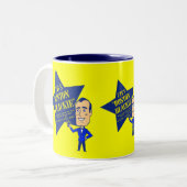 Boston Blackie Zweifarbige Tasse (Vorderseite Links)