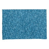 Boston Blue Glitzer Kissenbezug (Vorderseite-Rechts)