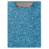 Boston Blue Glitzer Klemmbrett (Vorderseite)