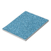Boston Blue Glitzer Notizblock (Rotiert)