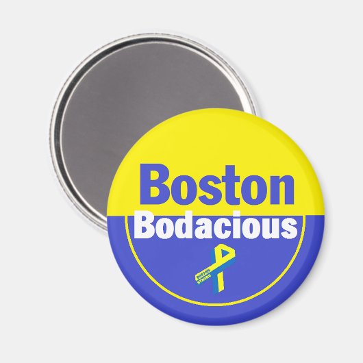 Boston Bodacious Magnet (Vorderseite/Rückseite)