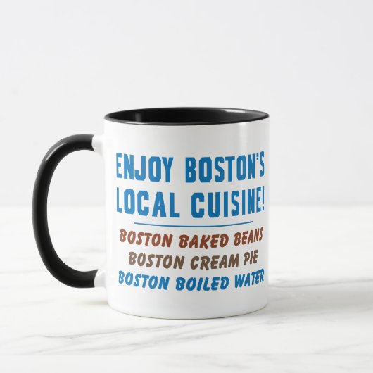 Boston Boiled Water Tasse (Links)