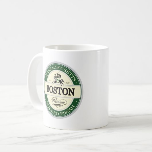 Boston - böses pissah kaffeetasse (Vorderseite Links)
