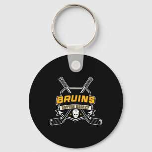 Boston Bruins Hockeyschläger Schwarz Offiziell Liz Schlüsselanhänger
