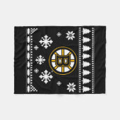 Boston Bruins Ugly Christmas Sweater Holidaze Fleecedecke (Vorderseite (Horizontal))