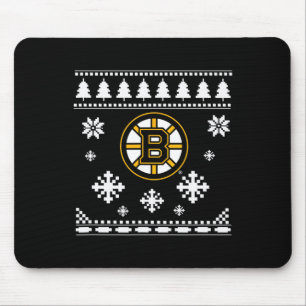 Boston Bruins Ugly Christmas Sweater Holidaze Mousepad