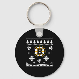 Boston Bruins Ugly Christmas Sweater Holidaze Schlüsselanhänger