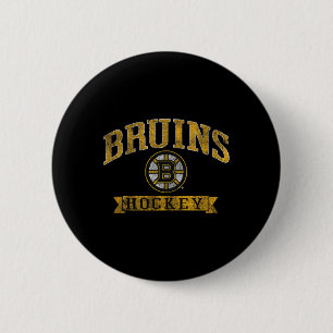 Boston Bruins Vintage-Hockey Dark Heather  Button