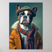 Boston Bull Terrier Poster (Vorne)