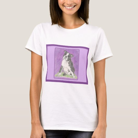 Boston Bull Terrier T-Shirt (Vorderseite)
