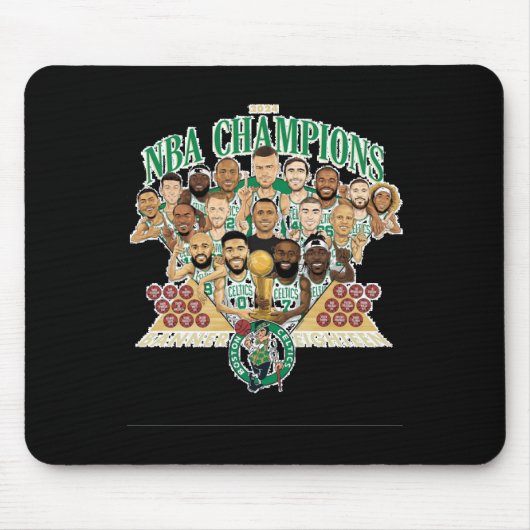 Boston Celtics Banner 18 (Team Exclusive) Entspann Mousepad (Vorne)