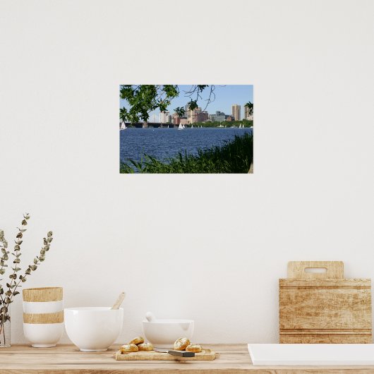 Boston Charles River Poster (Küche)