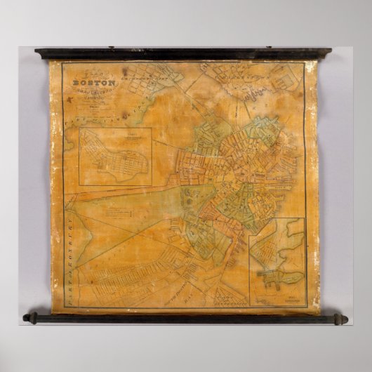 Boston, Charlestown, Cambridge, Massachusetts Poster (Vorne)