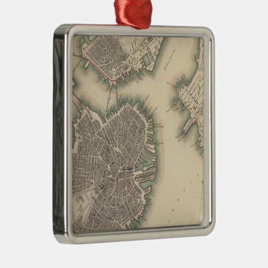 Boston, Charlestown, Roxbury Ornament Aus Metall (Rechts)