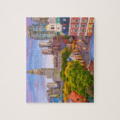 Boston City Gebäude Massachusetts USA Puzzle (Vertikal)