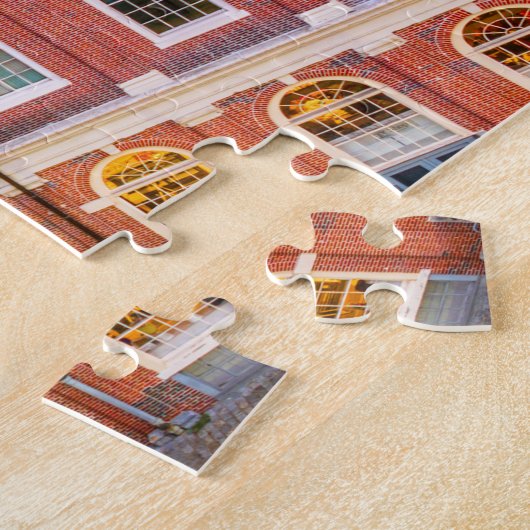 Boston City Gebäude Massachusetts USA Puzzle (Seite)
