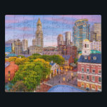 Boston City Gebäude Massachusetts USA Puzzle<br><div class="desc">Dieses landschaftliche Puzzle zeigt die historischen alten Gebäude mit den modernen Wolkenkratzern im Hintergrund in Boston,  Massachusetts,  USA #travel #adventure #boston #city #unitedstates #massachusetts #Gebäude #Gebäude #travel #adventure #cityscape #skycrapers #sunset #colorful #country #country #jigsaw Rätsel #jigsawpuzzle #gifts #gift #fun #stockingstuffs #games #reflekections</div>