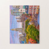 Boston City Gebäude Massachusetts USA Puzzle (Vertikal)