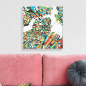 Boston City Leinwanddruck (Insitu (Wohnzimmer))