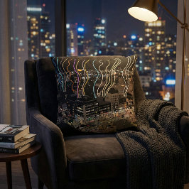 Boston City Lights Kissen