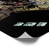 Boston City Lights Poster (Ecke)