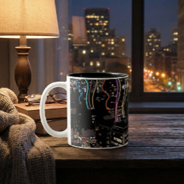 Boston City Lights Zweifarbige Tasse