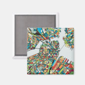 Boston City Magnet (Vorderseite/Rückseite)