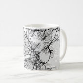 Boston City Map | Tasse des Kaffees (VorderseiteRechts)