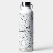 Boston City Map Trinkflasche (Vorderseite)