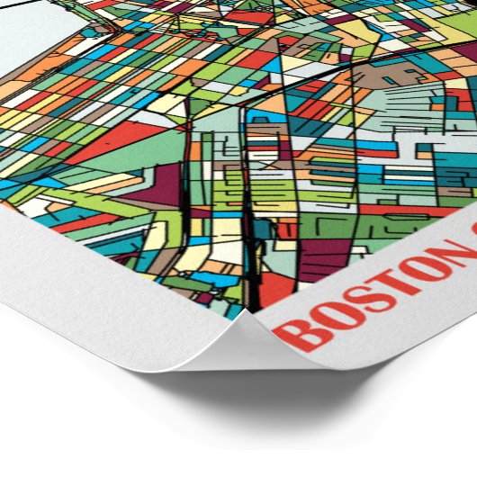 Boston City Poster (Ecke)