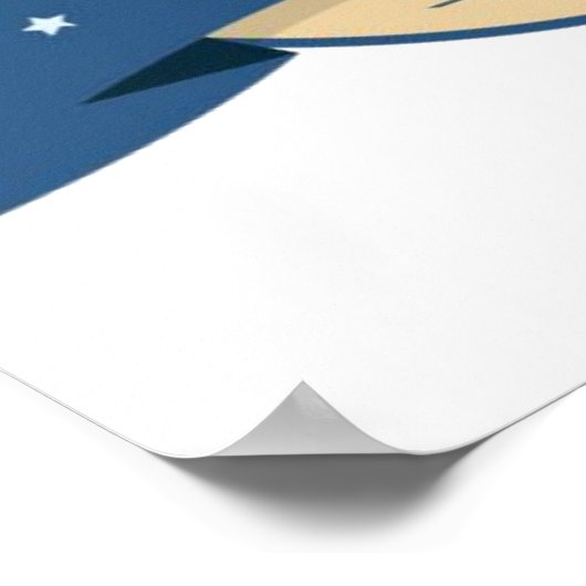 Boston City Skyline, Boston ma skyline Poster (Ecke)