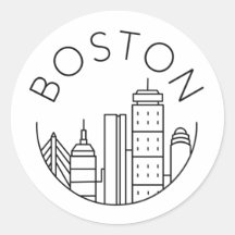 Boston City Skyline, Boston ma skyline