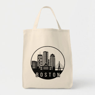 Boston City Skyline Tragetasche