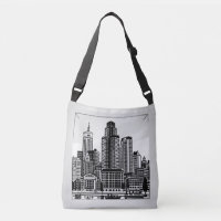 Boston City Skyline