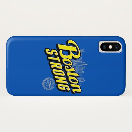 Boston City Strong Erinnerungen Decor iPhone Case (Rückseite (Horizontal))