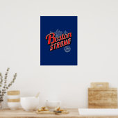 Boston City Strong Erinnerungen Poster (Küche)