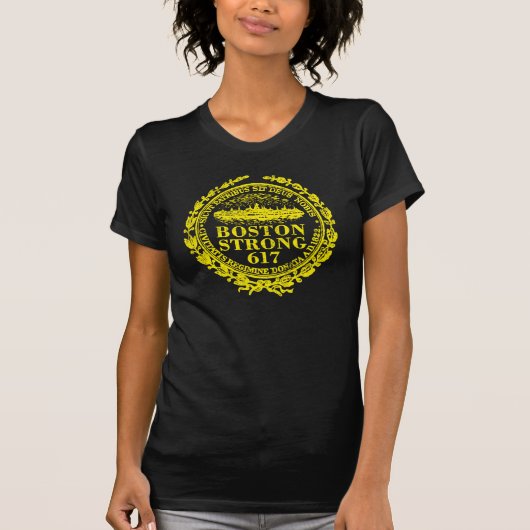 Boston City Strong Erinnerungen T-Shirt (Vorderseite)