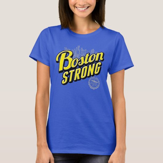 Boston City Strong Erinnerungen T-Shirt (Vorderseite)
