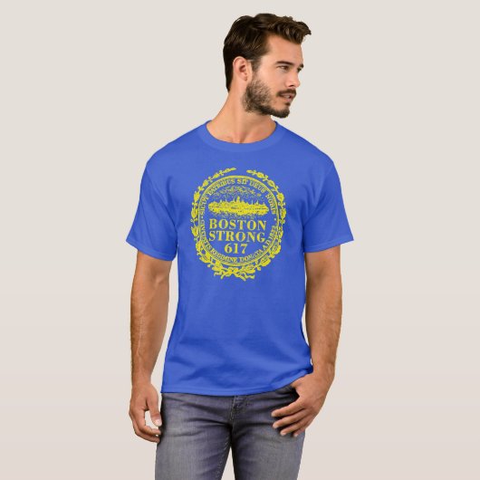 Boston City Strong Erinnerungen T-Shirt (Vorne ganz)