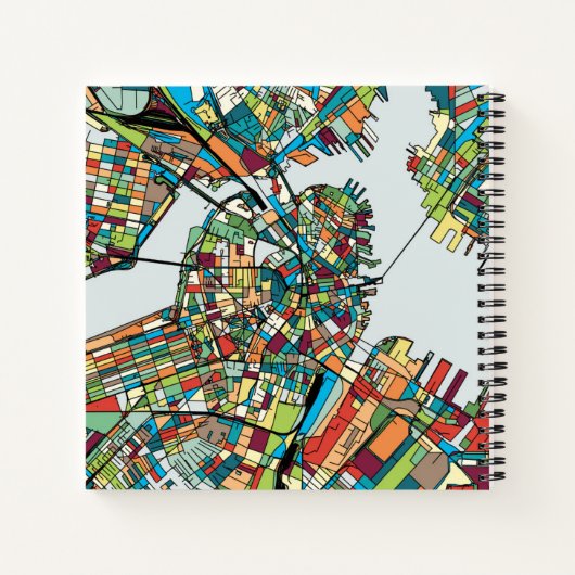 Boston City USA Notizblock (Rückseite)