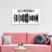Boston Cityscape Leinwanddruck (Insitu (Wohnzimmer))