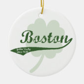 Boston Clover Keramik Ornament (Vorne)