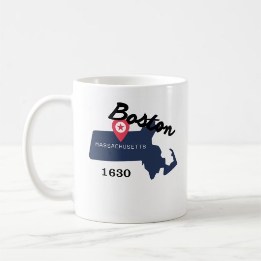 Boston coffee mug kaffeetasse (Links)