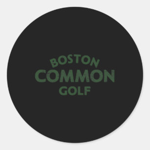Boston Common Golf Tgl Gray Frontback Offiziell L Runder Aufkleber